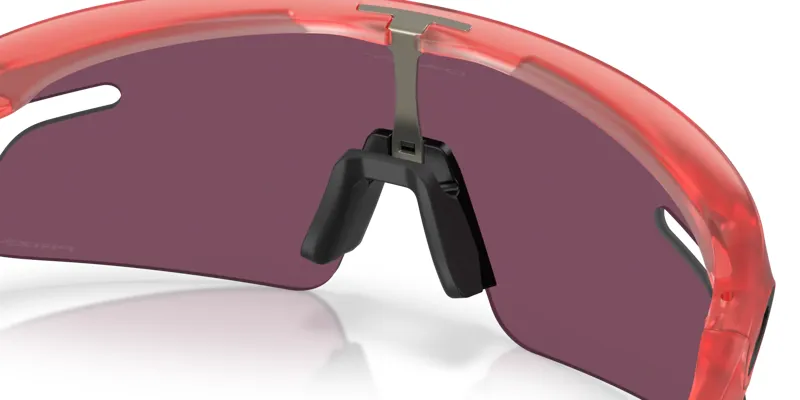 Oakley RSLV Lite Sunglasses in Matte Transparent Paloma Prizm Road Black Lenses-2