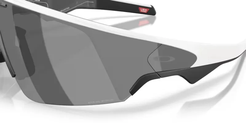 Oakley Meta Vanguard Glasses in White with Prizm Black Lenses-1