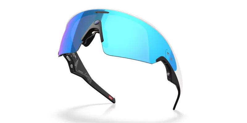 Oakley Meta Vanguard Glasses in White with Prizm Sapphire Lenses