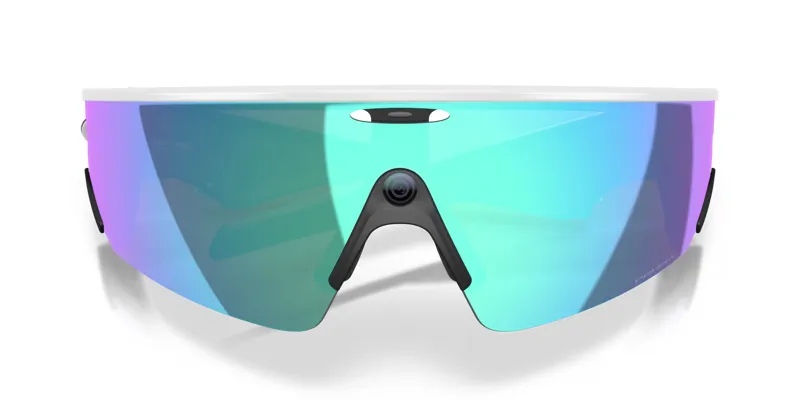 Oakley Meta Vanguard Glasses in White with Prizm Sapphire Lenses-2