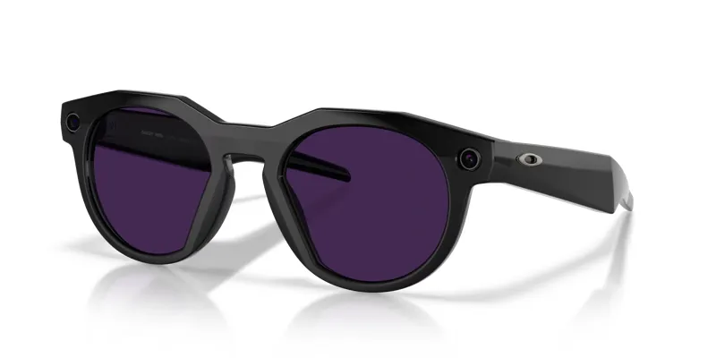 Oakley Meta HSTN Glasses in Black with Amethyst Transitions Lenses-3