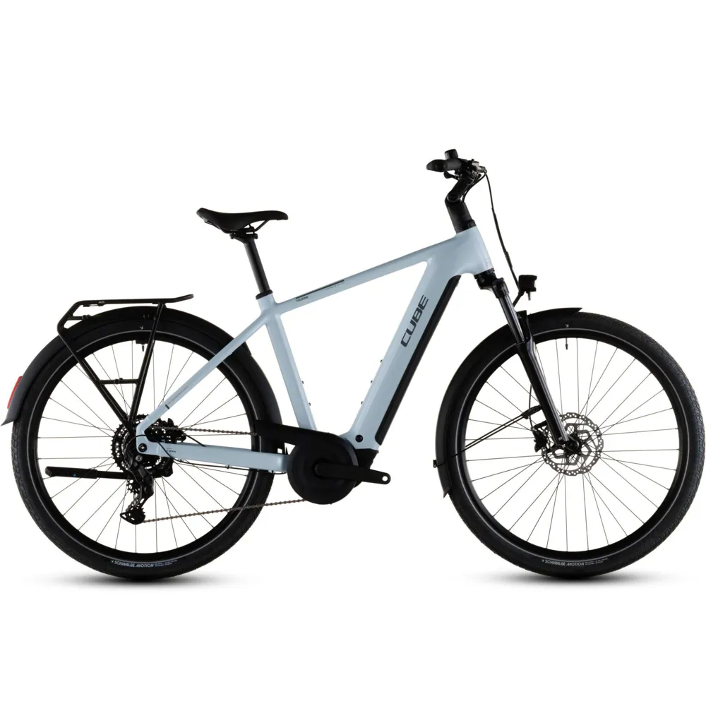 Team Cycles Cube Touring Hybrid One 600Wh Electric Hybrid Bike in Glacier and Reflex | Interest FREE Finance & Online Refund Policy.