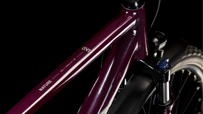 Cube Nature One Allroad Hybrid Bike in Amarone and Lunar-1