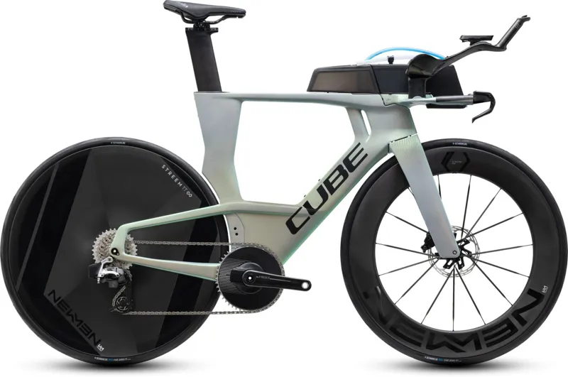 Cube Aerium C:68X SLT Aero Triathlon TT Road Bike in Genesisgrid and Black