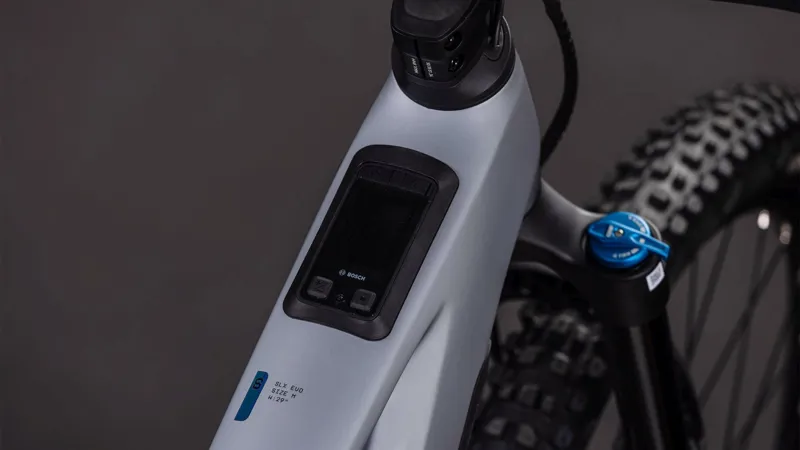 Cube Stereo Hybrid ONE44 HPC SLX EVO 800Wh Electric Full Suspension Mountain Bike in Slategrey and Black-1