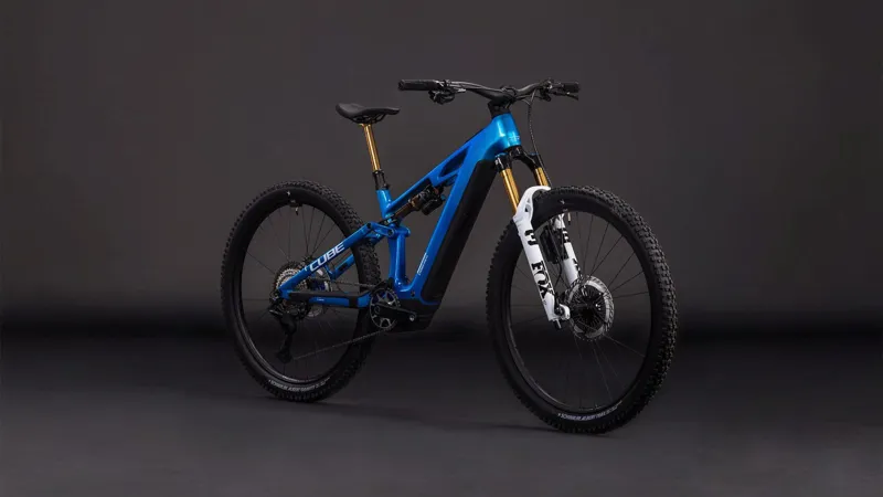 Cube Stereo Hybrid ONE44 HPC AT 800Wh Electric Full Suspension Mountain Bike in Actionteam-7