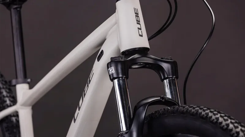 Cube Aim Pro Hardtail Mountain Bike in Greige and Titan-1