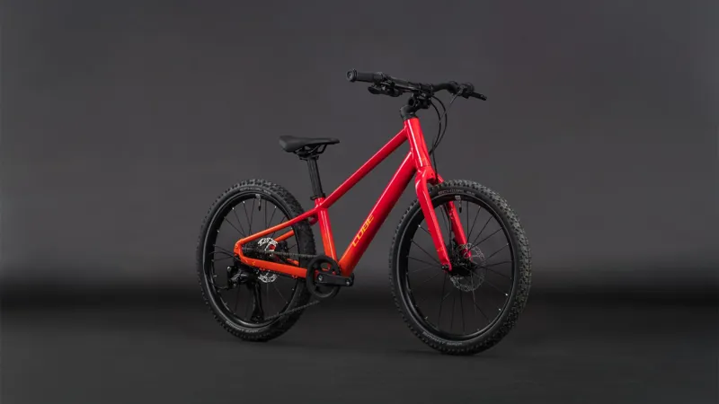 Cube Numove 200 Disc Kids Bike in Redrose and Peach-7
