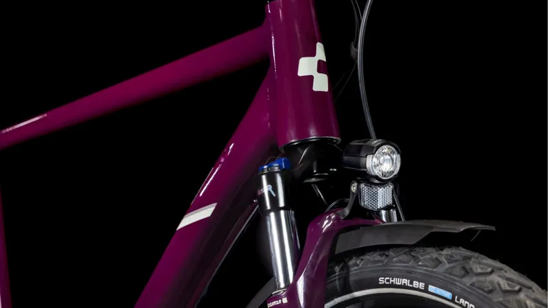 Cube Nature One Allroad Hybrid Bike in Amarone and Lunar-2