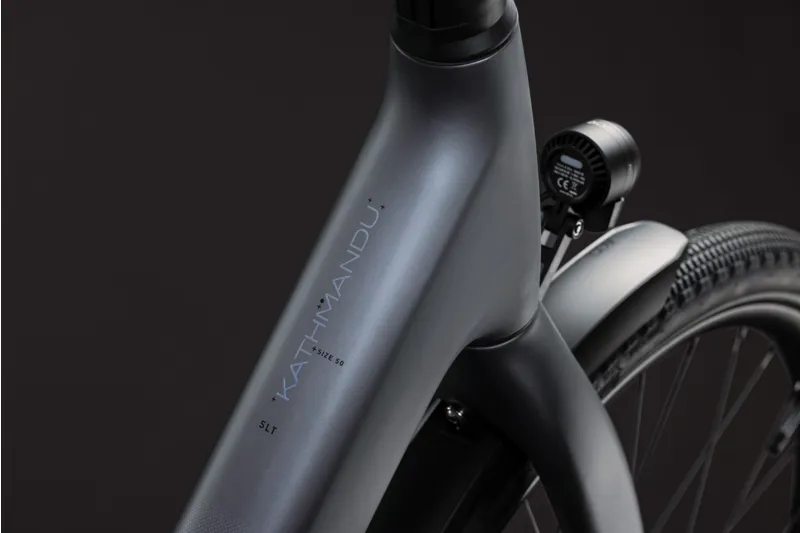 Cube Kathmandu Hybrid C:62 SLT 400Wh Electric Hybrid Bike in Ashgrey and Prizm-1