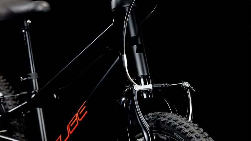 Cube Numove 140 14 Inch Kids Bike in Black and Orange-5