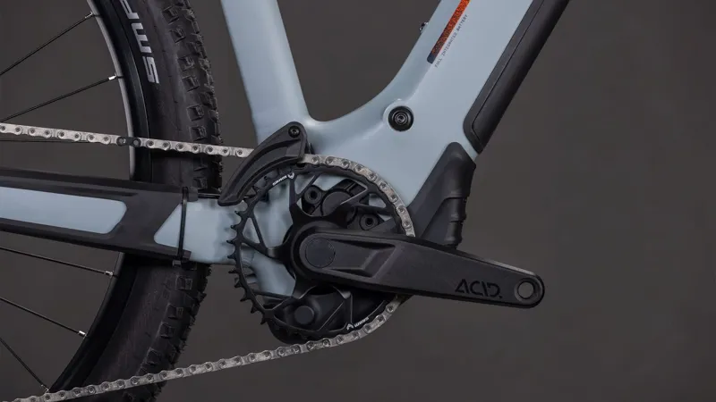 Cube Reaction Hybrid Race 800Wh Electric Mountain Bike in Vulcan and Orange-1