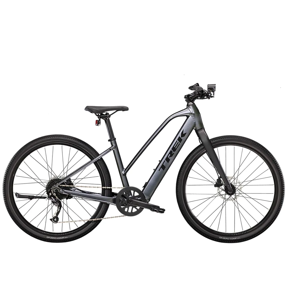 Team Cycles Trek TREK Dual Sport+ 2 Stagger 250Wh in Galactic Grey | Interest FREE Finance & Online Refund Policy.