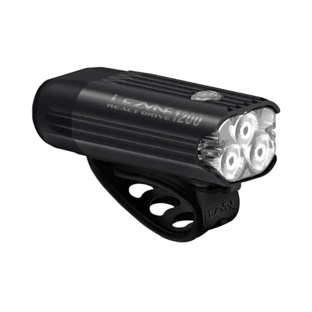 Team Cycles Lezyne React Drive LED Front Bike Light | Interest FREE Finance & Online Refund Policy.