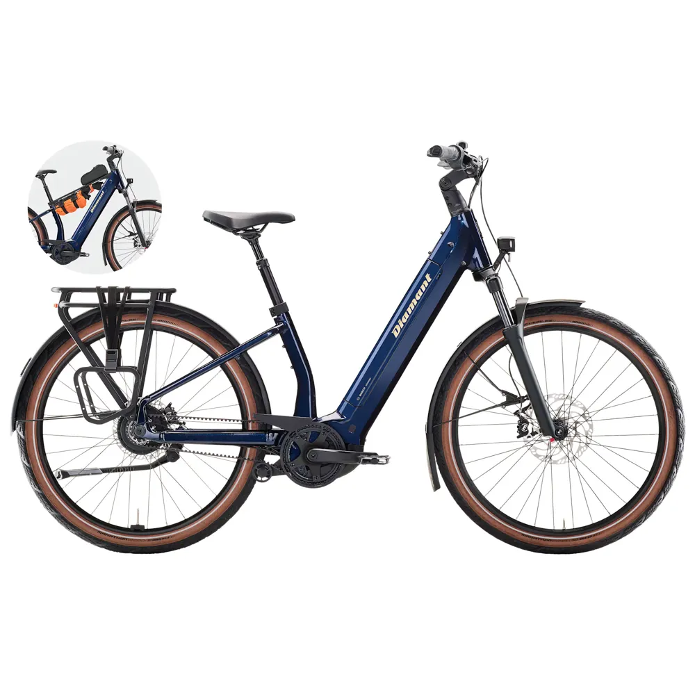 Team Cycles Diamant Suvea Style Low Step 600Whh Electric Hybrid Bike in Mitternachtsblau | Interest FREE Finance & Online Refund Policy.
