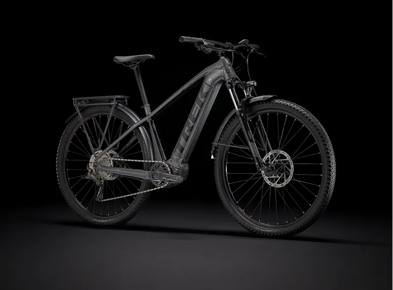 TREK Powerfly Sport 4 Equipped 500Wh Electric Mountain Bike Grey and Black-1