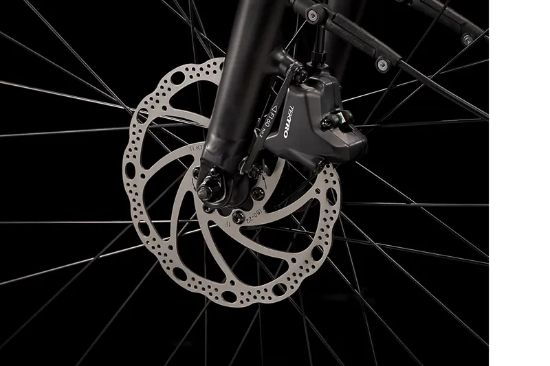 TREK Fx+ 2 Stagger 250Wh Electric Hybrid Bike in Satin Black and Trek Black-7