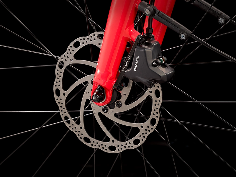 TREK Fx+ 2 250Wh Electric Hybrid Bike in Viper Red-9