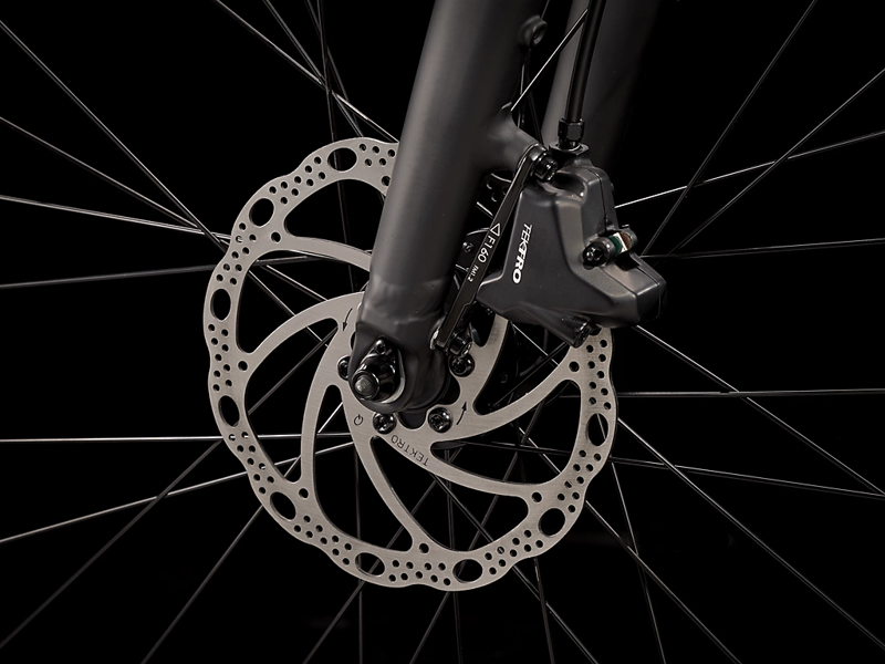 TREK Dual Sport+ 2 Stagger 250Wh Electric Hybrid Bike in Galactic Grey-8