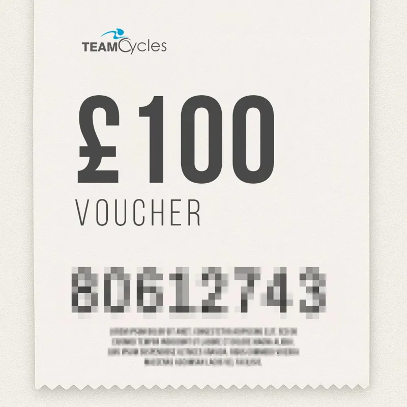 Team Cycles 100 Pound Digital Gift E-Voucher
