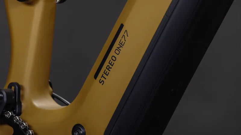 Cube Stereo Hybrid ONE77 HPC Race 800Wh Electric Full Suspension Mountain Bike in Willowgreen and Black-4