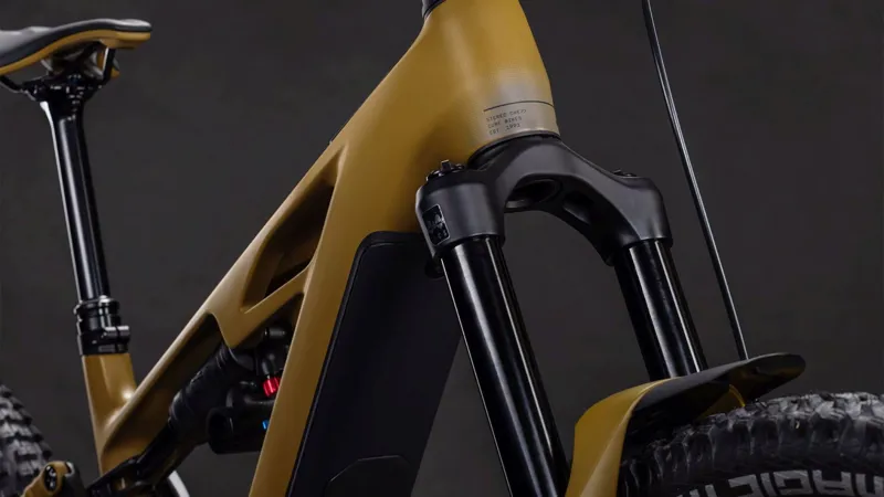 Cube Stereo Hybrid ONE77 HPC Race 800Wh Electric Full Suspension Mountain Bike in Willowgreen and Black-6