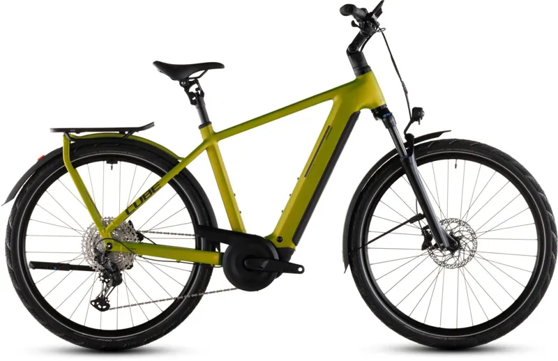 Cube Kathmandu Hybrid Pro 800Wh Electric Hybrid Bike in Lizard and Black