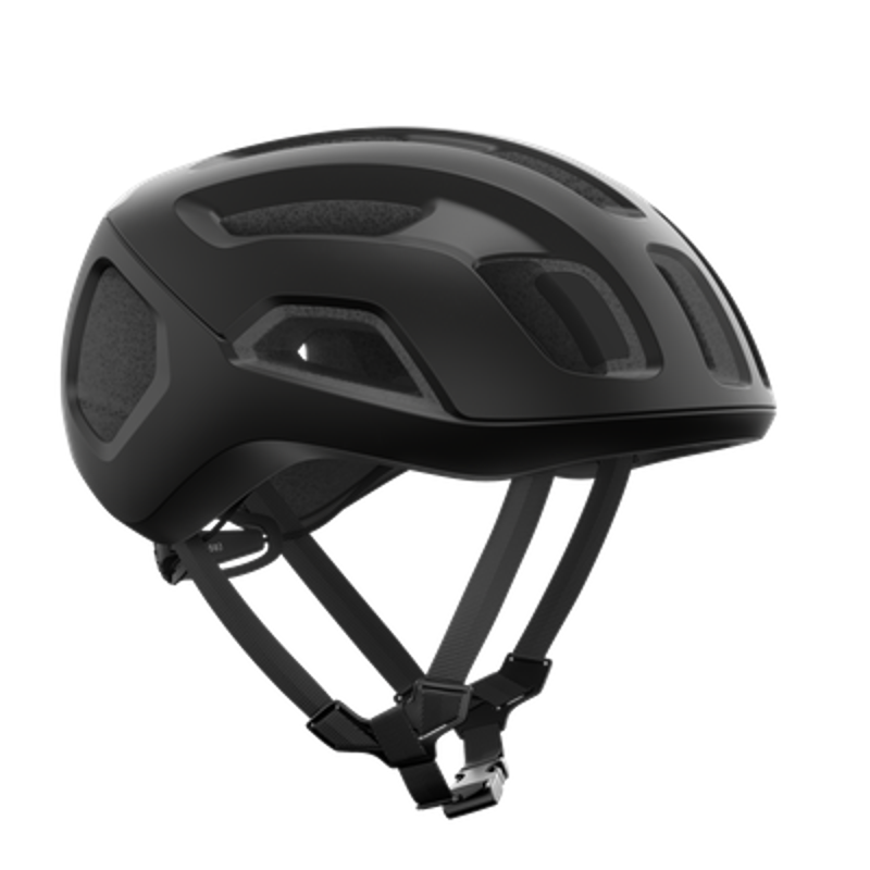 POC Ventral Air MIPS Cycling Helmet in Matt Uranium Black and Hydrogen White-1