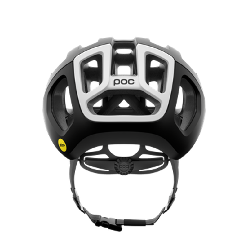 POC Ventral Air MIPS Cycling Helmet in Matt Uranium Black and Hydrogen White-3