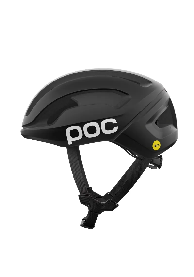 POC Omne Air MIPS Cycling Helmet in Uranium Black Matte Hydrogen White