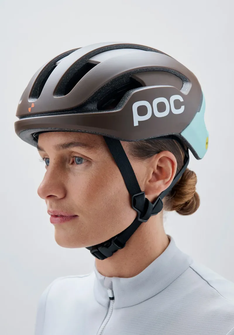 POC Omne Air MIPS Cycling Helmet in Bronzite Brown Matte-4