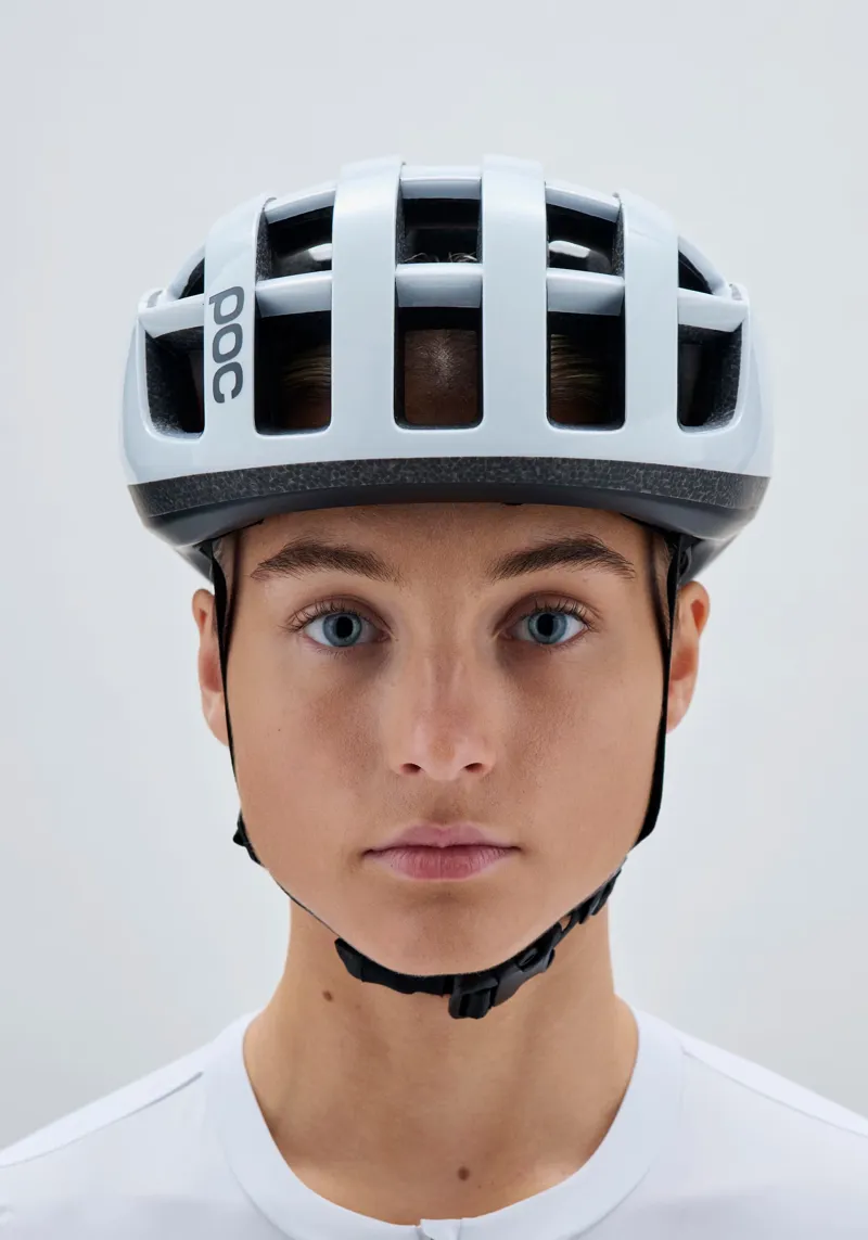 POC Cytal Lite Cycling Helmet in Hydrogen White and Uranium Black Matt-4