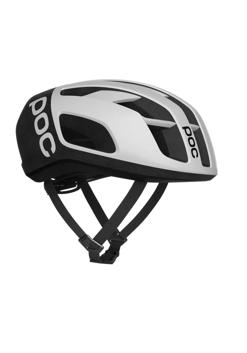 POC Cytal Lite Cycling Helmet in Hydrogen White and Uranium Black Matt-2