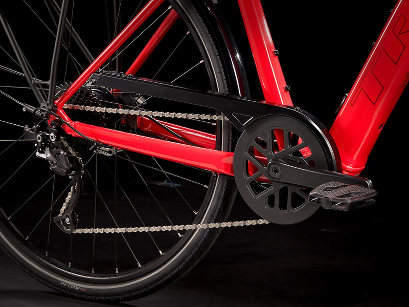 TREK Fx+ 2 250Wh Electric Hybrid Bike in Viper Red-10