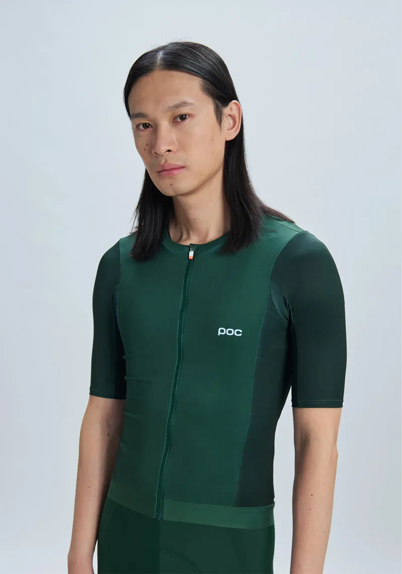 POC Men's Cadence Cycling Jersey in Pargasite Green-3