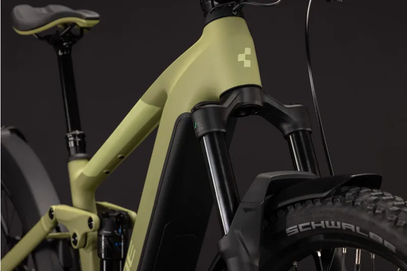 Cube Stereo Hybrid ONE44 Pro FE 800Wh Electric Full Suspension Mountain Bike in Softwillow and Green-5