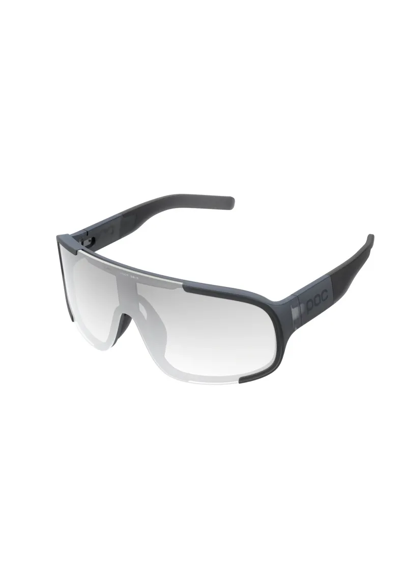Aspire Photochromic Sunglasses in Translucent Black with Clarity Photochromic Lens