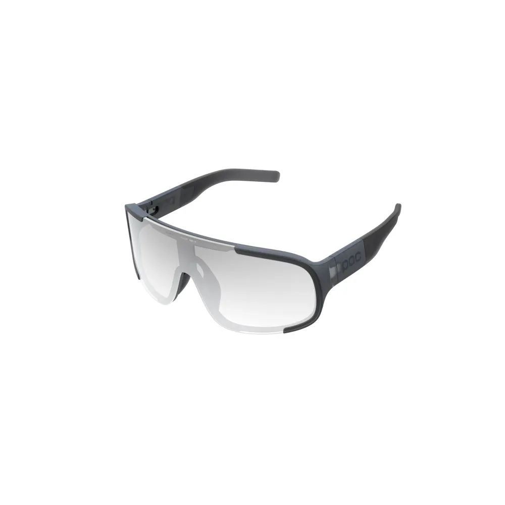 Poc Sports Unisex Black Poc Aspire Photochromic Sunglasses In Translucent With Clarity Photochromic Lens