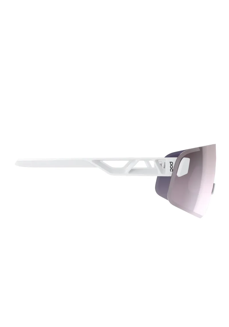 POC Elicit Toric Sunglasses in Hydrogen White with Clarity Road Sunny Silver Cat. 3 Lens-1