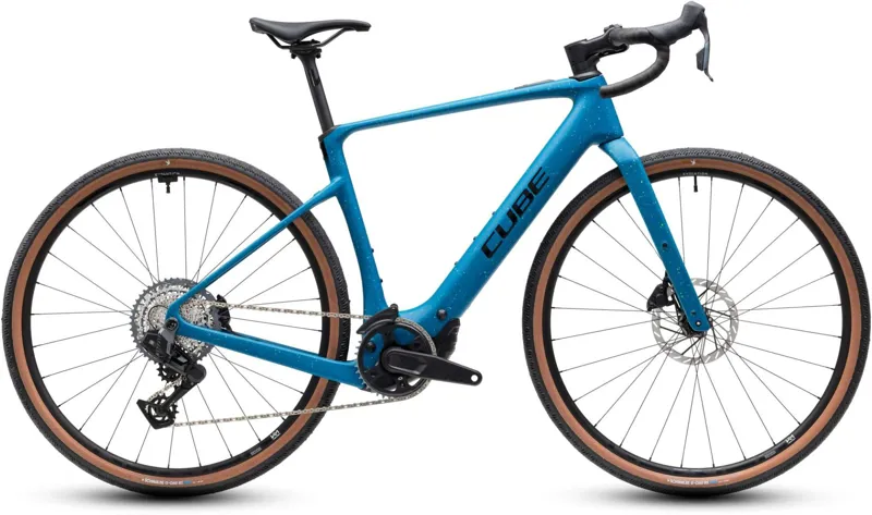 Cube Nuroad Hybrid C:62 EXC 400Wh Electric Gravel Bike in Tropicalteal and Black