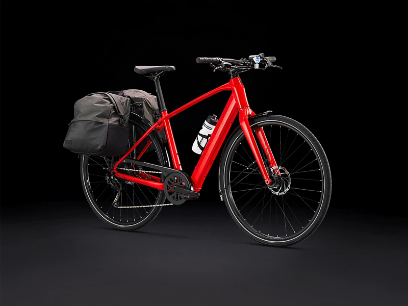 TREK Fx+ 2 250Wh Electric Hybrid Bike in Viper Red-11