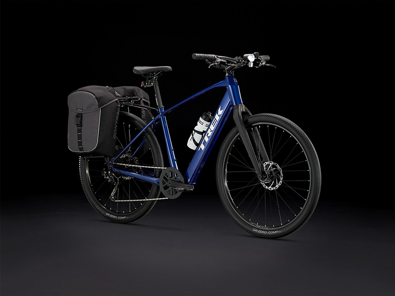 TREK Dual Sport+ 2 250Wh Electric Hybrid Bike in Hex Blue-10