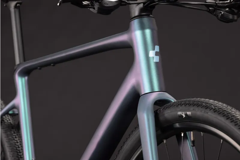 Cube Nulane Race Hybrid Bike in Smaragdgrey and Prizm-4