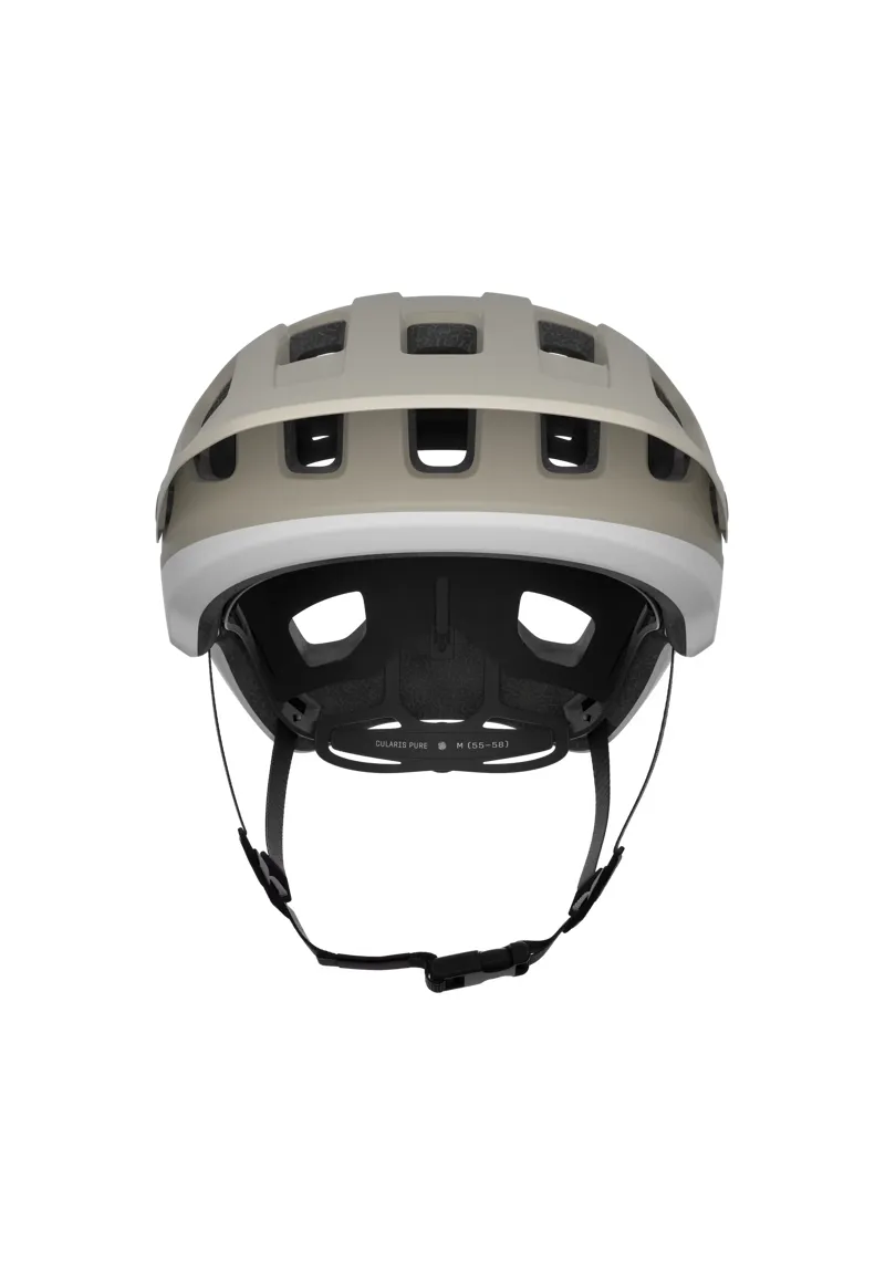POC Cularis Pure Mountain Bike Helmet in Mineral Grey Hydrogen White Matt-1