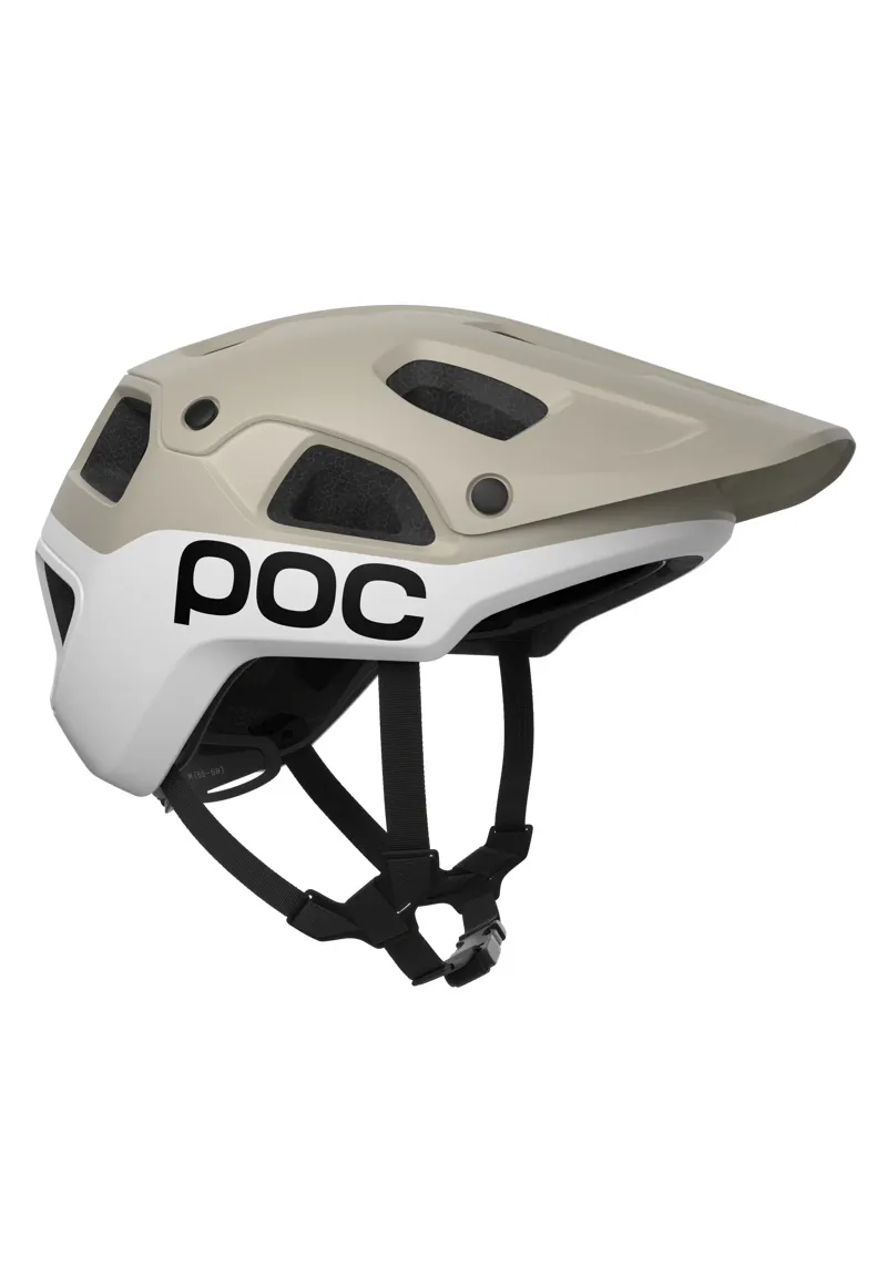 POC Cularis Pure Mountain Bike Helmet in Mineral Grey Hydrogen White Matt-2