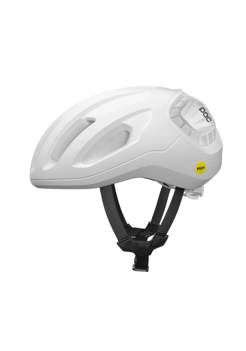 POC Amidal MIPS Road Cycling Helmet in Hydrogen White Matte-1