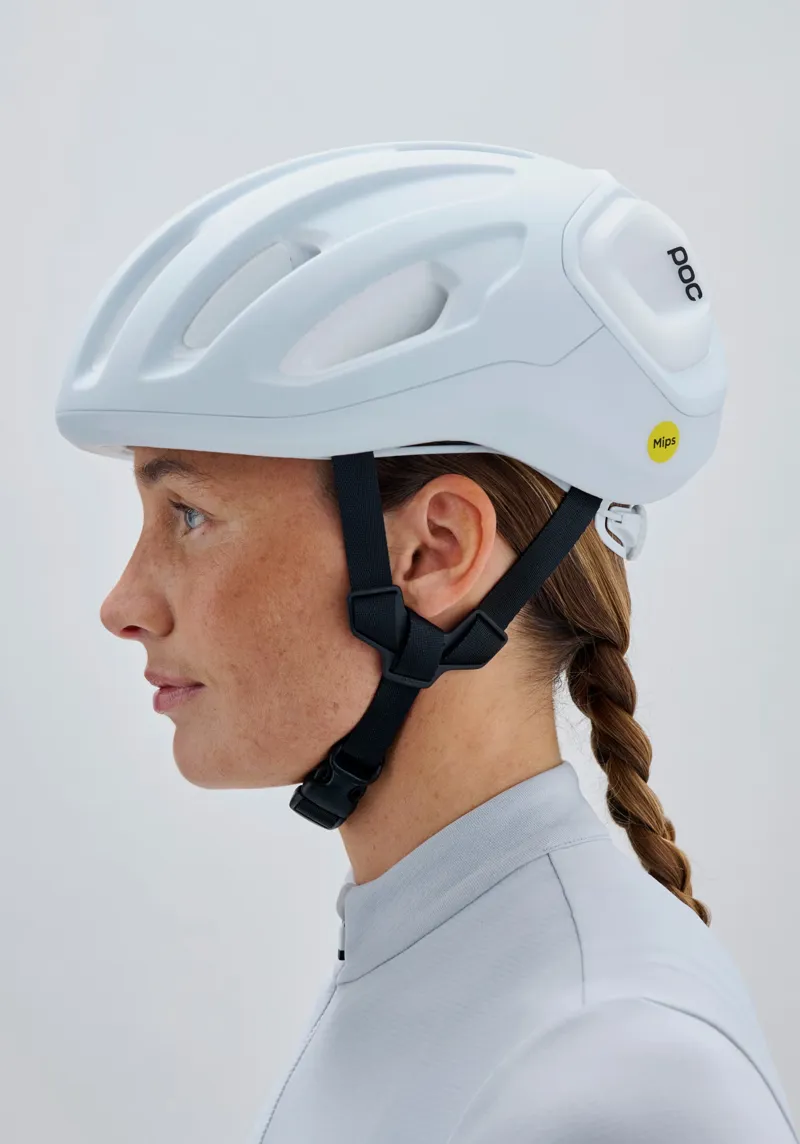 POC Amidal MIPS Road Cycling Helmet in Hydrogen White Matte-6