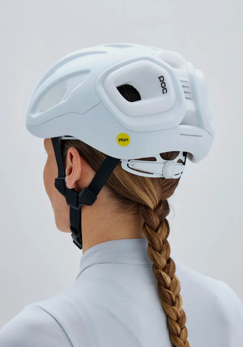 POC Amidal MIPS Road Cycling Helmet in Hydrogen White Matte-7