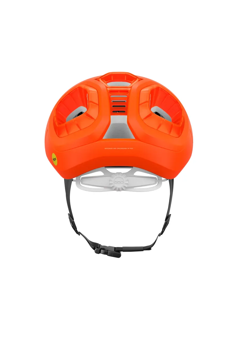 POC Amidal MIPS Road Cycling Helmet in Fluorescent Orange-3
