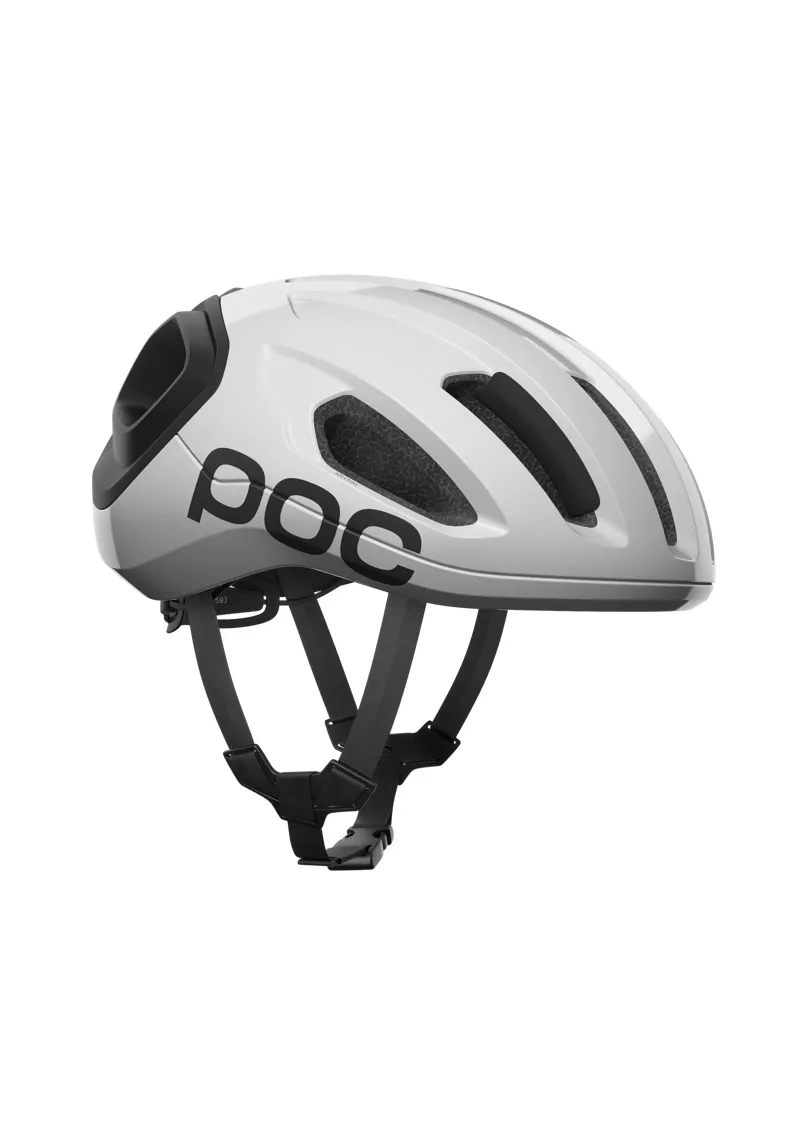 POC Amidal Cycling Helmet in Hydrogen White and Uranium Black Matte-2
